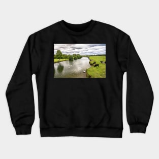 The View  From Halfpenny Bridge Crewneck Sweatshirt